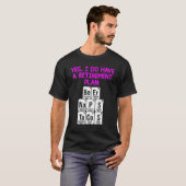 科学退職した先生義務学校退職8 Tシャツ (正面フル)