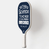 科学退職した先生Its'The Weekend Forever ピックルボールラケット (左)