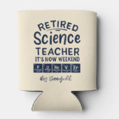 科学退職した先生Its'The Weekend Forever 缶クーラー (裏面)