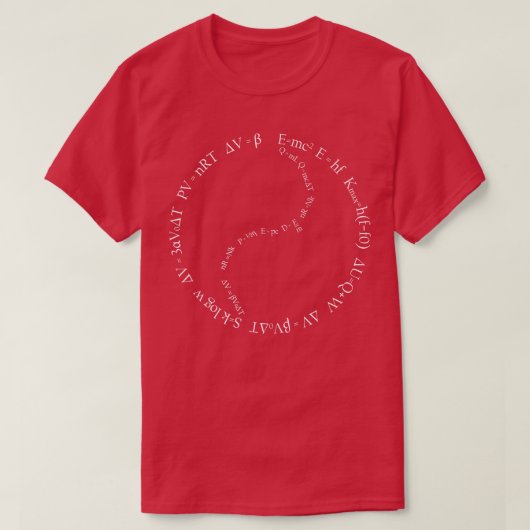 科学量子整備士量子物理学 Tシャツ (デザイン正面)