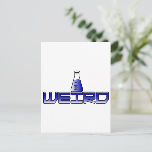 科学風変わり ポストカード (スタンド正面)