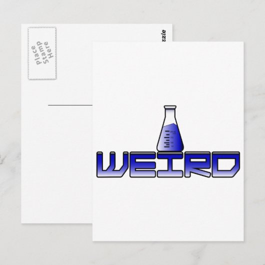 科学風変わり ポストカード (正面/裏面)