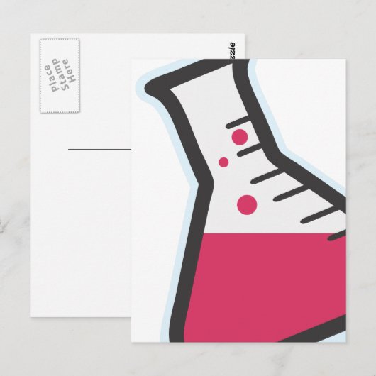 科学風変わり ポストカード (正面/裏面)