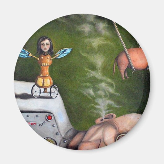 科学風変わり マグネット (正面)