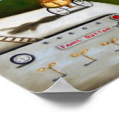 科学風変わり – ロボット工場 ポスター (角)