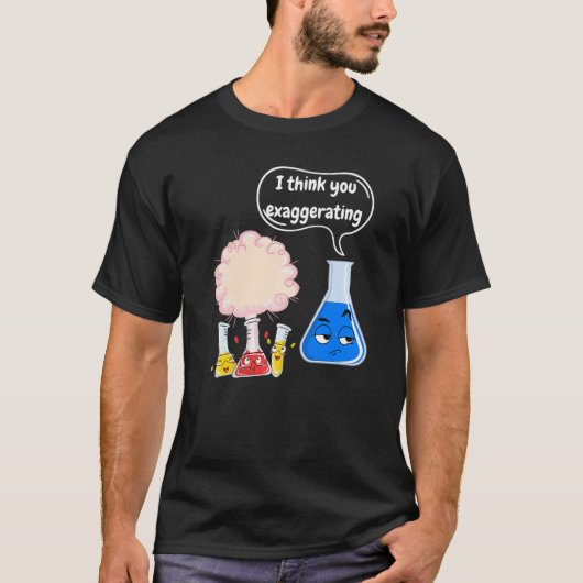 科学魔法おもしろい実験の学生の化学者 Tシャツ (正面)
