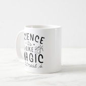 科学魔法だ実在が コーヒーマグカップ (正面左)