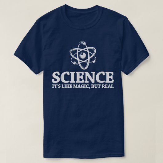 科学魔法に似て実在おもしろい先生202 Tシャツ (デザイン正面)