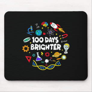 科学100日明るい学生幸せ100日目 マウスパッド