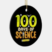 科学100日 100日目の学校の先生 セラミックオーナメント (右)