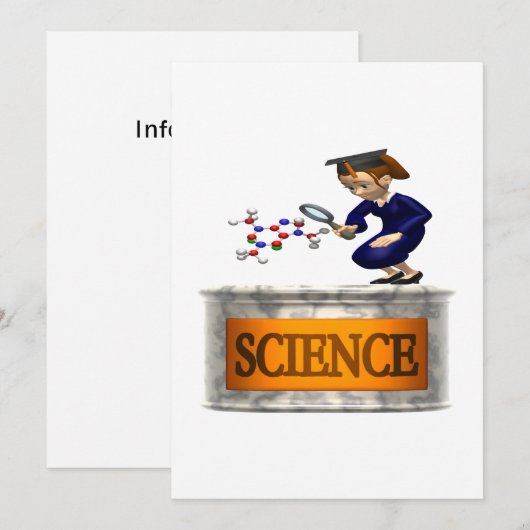 科学2 招待状 (正面/裏面)