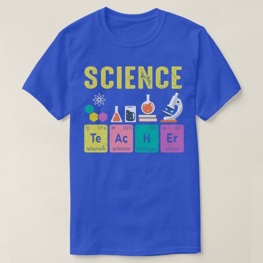 科学8 Tシャツ (デザイン正面)