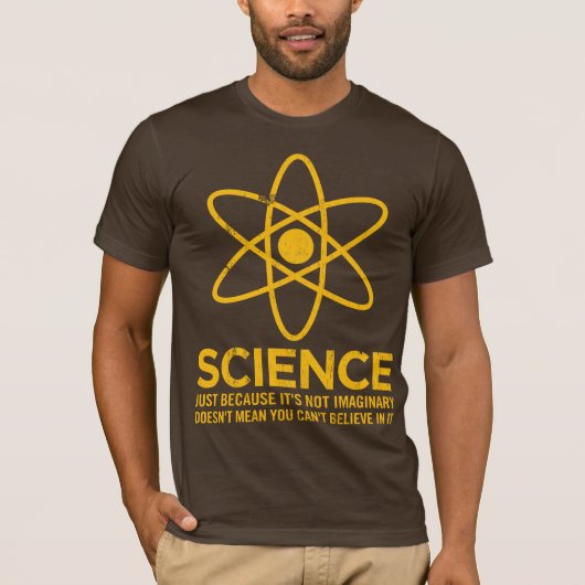 科学-ちょうどので想像… Tシャツ (正面)
