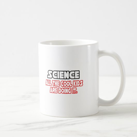 科学…カッコいい子供 コーヒーマグカップ (右)