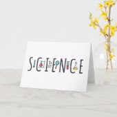 科学 カード (黄色い花)