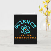 科学 カード (黄色い花)