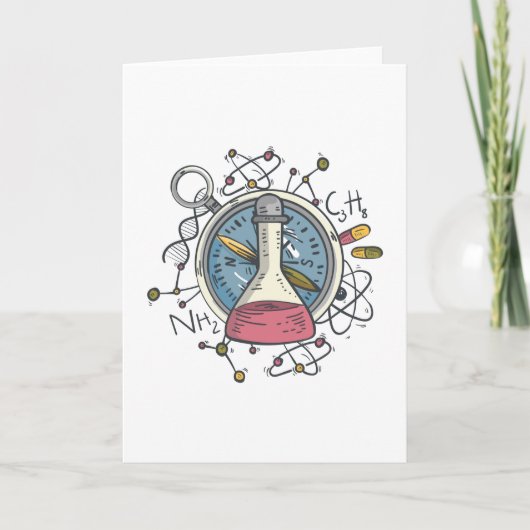 科学 カード (正面)