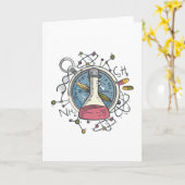 科学 カード (黄色い花)