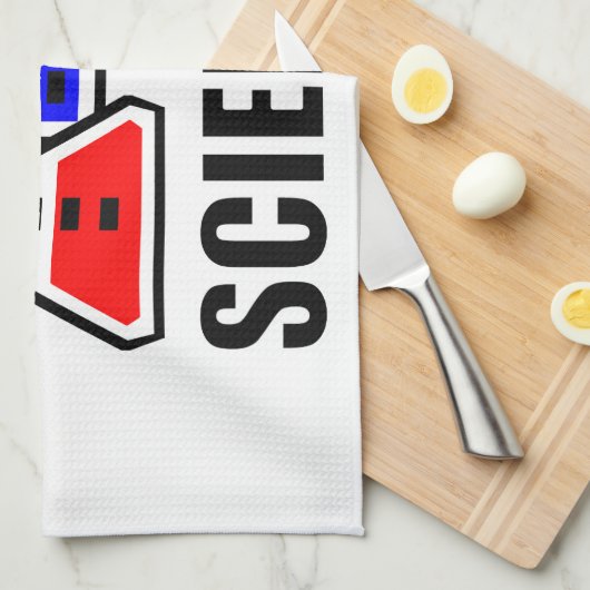 科学! キッチンタオル (四つ折り)