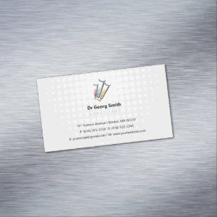 科学 コンサルタント マグネット名刺