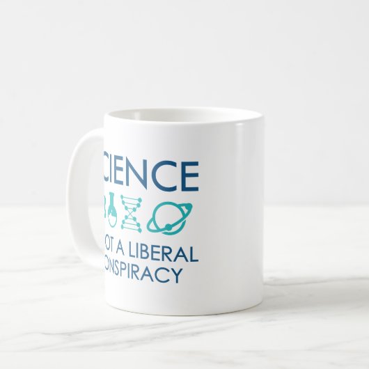 科学 コーヒーマグカップ (正面左)