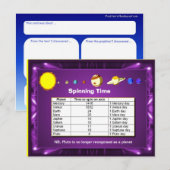 科学、システ太陽のム、植物紡績時間 ポストカード (正面/裏面)