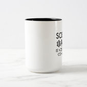 科学 ツートーンマグカップ (中央)