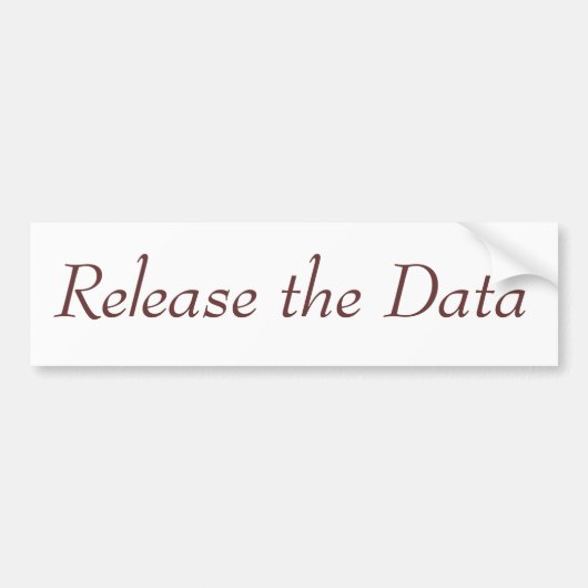 科学 バンパーステッカー (正面)