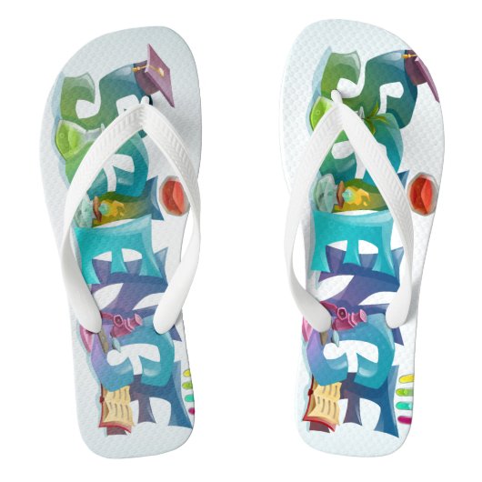 科学 ビーチサンダル (フットベッド)