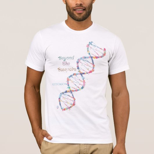 科学 | ベースペアTシャツの向こうに Tシャツ (正面)