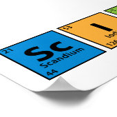 科学 ポスター (角)