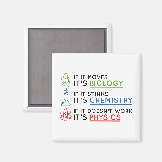 科学 マグネット (正面/裏面)