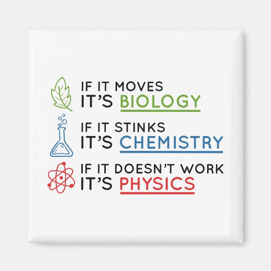 科学 マグネット (正面)
