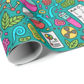 科学 ラッピングペーパー (ロールコーナー)