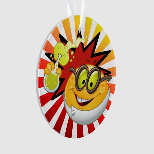 科学 – 先生-オーナメント オーナメント (正面)