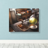 科学 – 化学者 – 科学的発見 キャンバスプリント (インサイチュ (ウッドフロア))