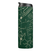 科学、化学、ヴィンテージ実験室のパターン タンブラー (回転右)