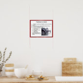 科学、化学、固体中の粒子 ポスター (キッチン)