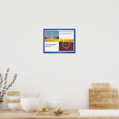 科学、化学、溶解 ポスター (キッチン)