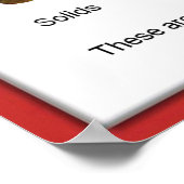 科学、化学、物質州 ポスター (角)