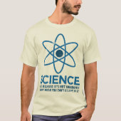 科学 – 単に想像上の… Tシャツ (正面)