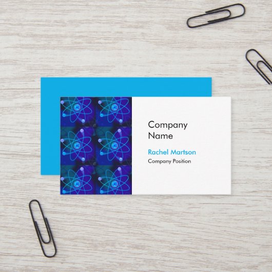 科学 名刺 (正面/裏面インサイチュ)