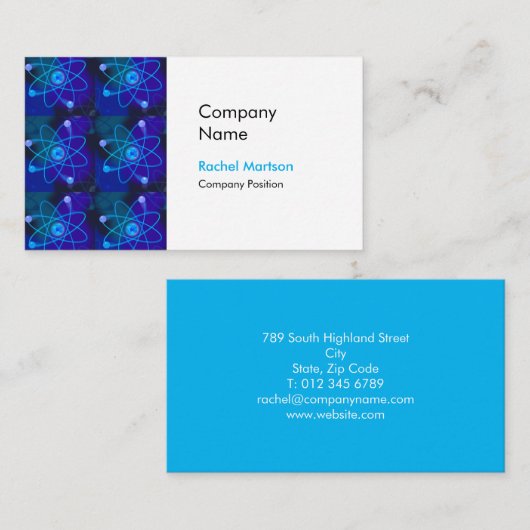 科学 名刺 (正面/裏面)