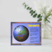 科学, 地球 ポストカード (スタンド正面)