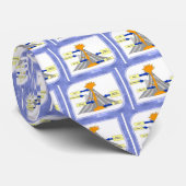 科学、地理学、火山の構造 ネクタイ (ロール)