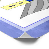 科学、地理学、火山の構造 ポスター (角)