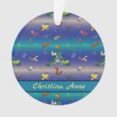 科学、昆虫の虫の愛好家クリスマスツリー オーナメント (正面)