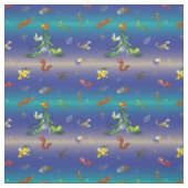 科学、昆虫の虫の愛好家クリスマスツリー ファブリック (見本)
