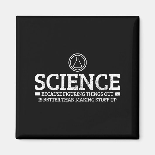 科学 物理学 化学 ネิร์ド おもしろフレーズ 科学者 マグネット (正面)