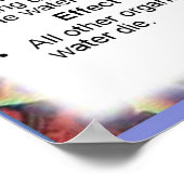 科学、環境化学、富栄養化 ポスター (角)